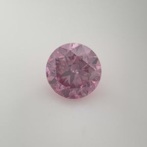 0.52ct Round shape 3P Fancy Intense Pink Certified Australian Pink Diamond, ARG29