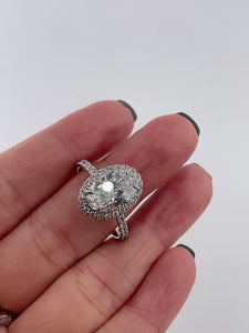 oval cut diamond halo engagement rings perth australia for sale