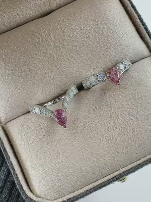 Pear Shape Argyle Pink Diamond Rings  Brisbane for sale