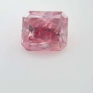 0.96ct Radiant shape 1P FancyVivid Pink Certified Australian Pink Diamond,ARG21