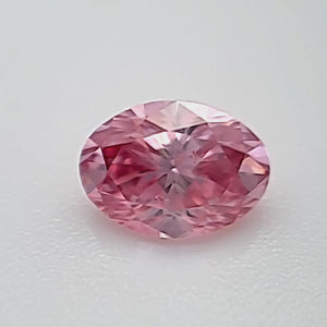0.43ct Oval shape 3PP Fancy Vivid Pink Certified Australian Pink Diamond, ARG11