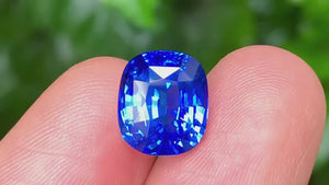 7.02ct Royal Blue Madagascar Sapphire - SPVB03
