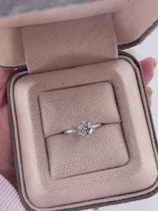 round brilliant cut diaond solitaire engagement rings sydney australia custom ring