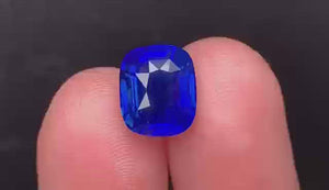 3.71ct Royal Blue Madagascar Sapphire - SPVB02