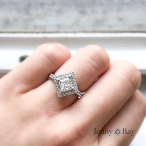 princess cut diamond engagement rings melbourne unique design