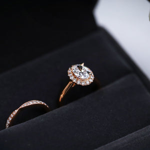 oval cut diamond halo engagement rings perth australia custom design