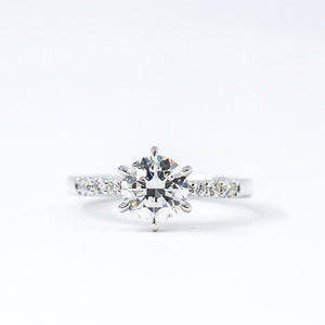 round brilliant cut diamond engagement rings brisbane australia for sale
