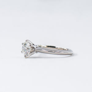 round brilliant cut diamond solitaire engagement rings sydney australia best price