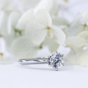 round brilliant cut diamond solitaire engagement rings sydney australia best price