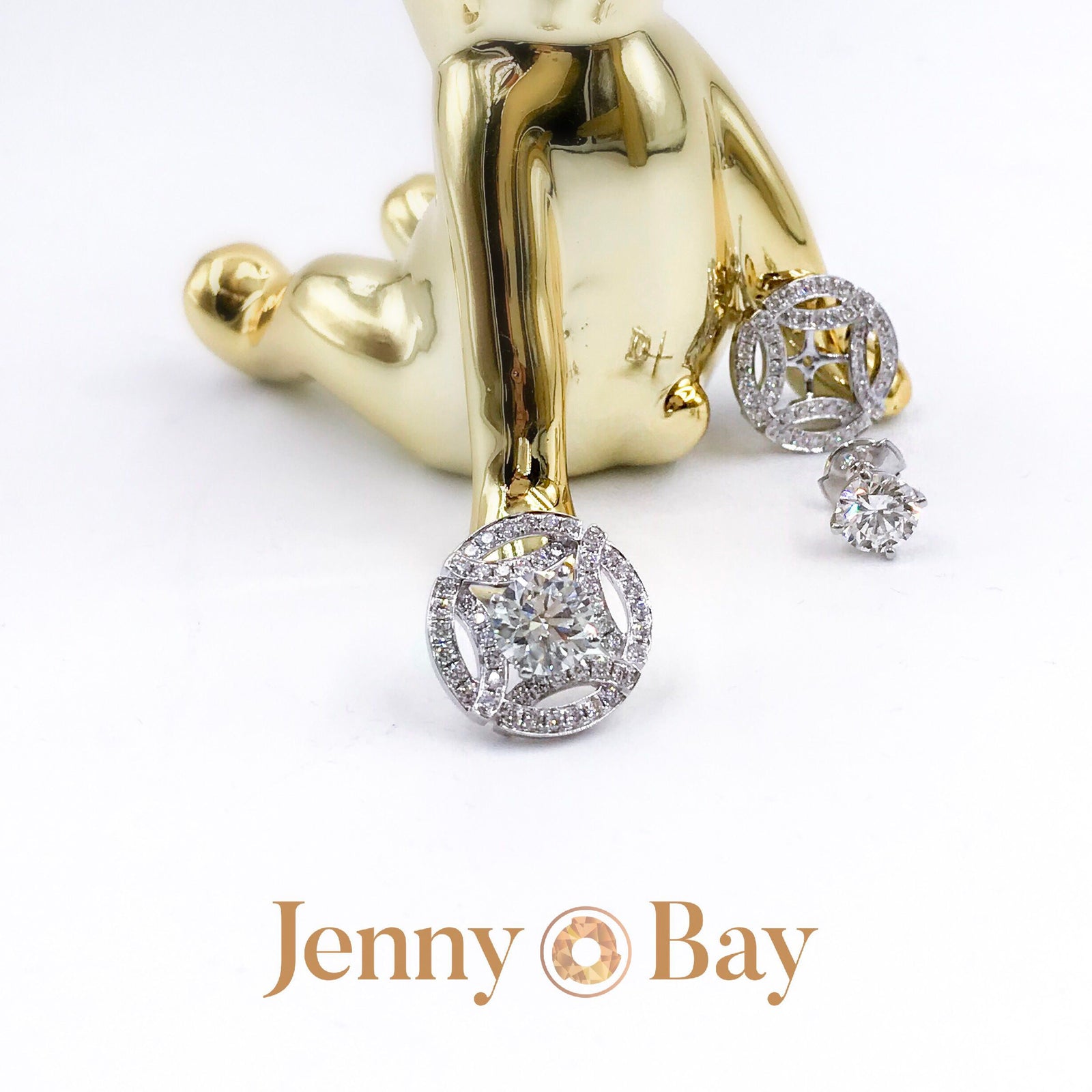 round brilliant cut diamond earrings melbourne best valule