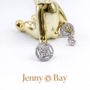 round brilliant cut diamond earrings melbourne best valule
