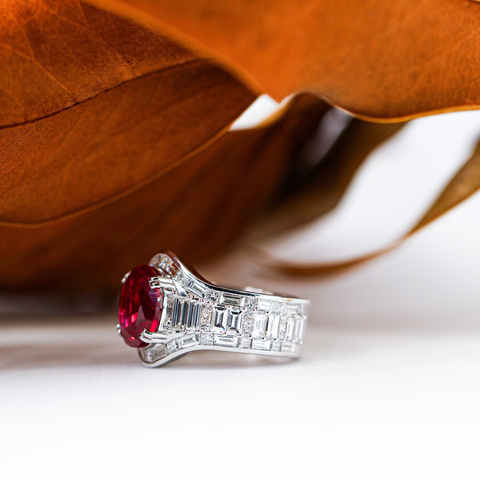 oval cut ruby diamond engegement rings sydney wholesale price