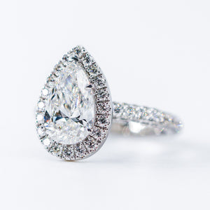 pear shape diamond engagement rings sydney australia luxury jewelry on sale