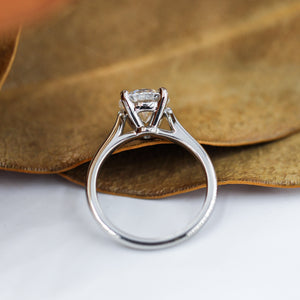 round brilliant cut diamond solitaire rings perth australia custom design