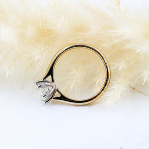Round brilliant cut diamond solitaire engagement rings sydney australia best price