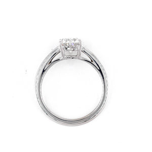 oval cut diamond solitaire engagement rings perth australia custom design