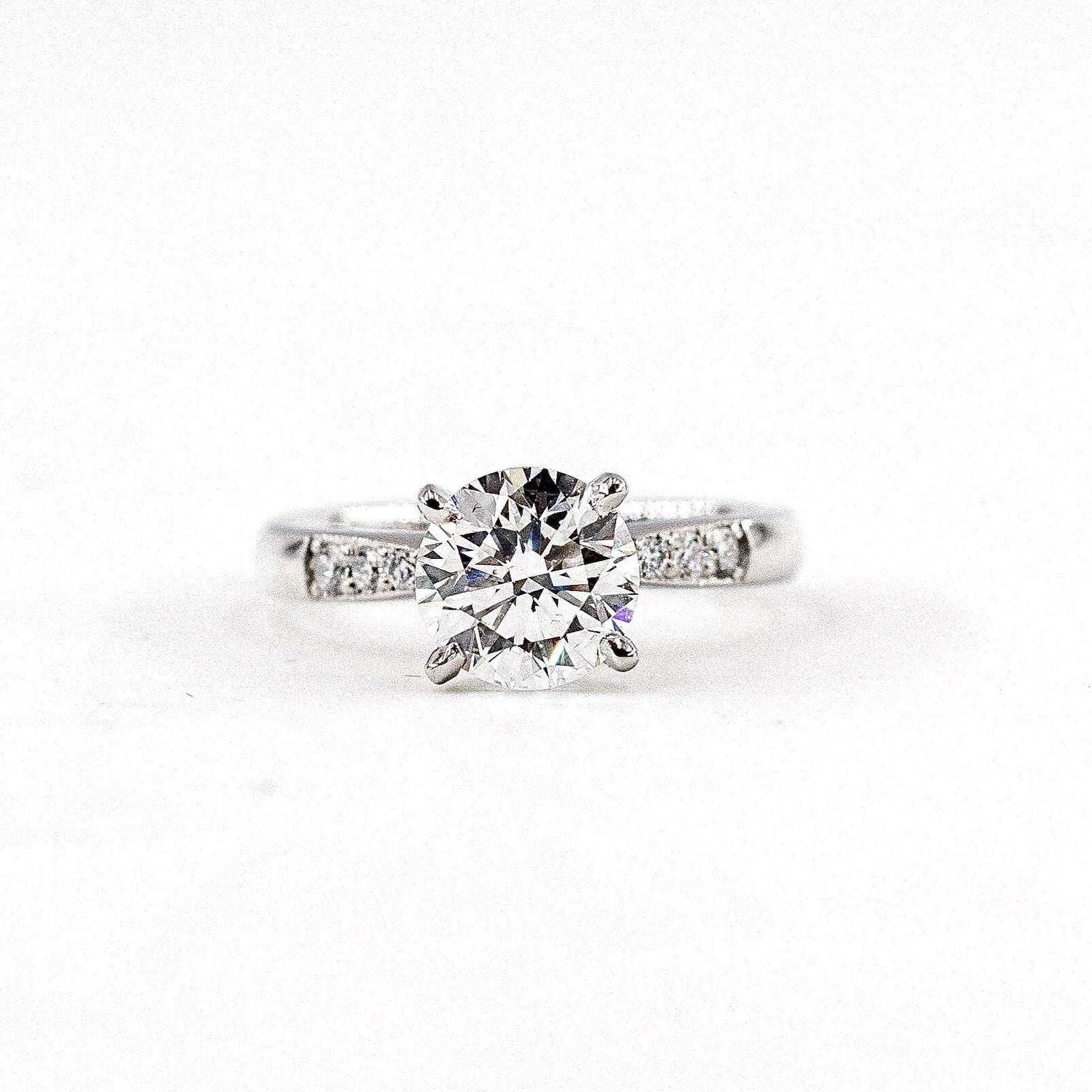 round brilliant cut diamond engagement rings perth on sale
