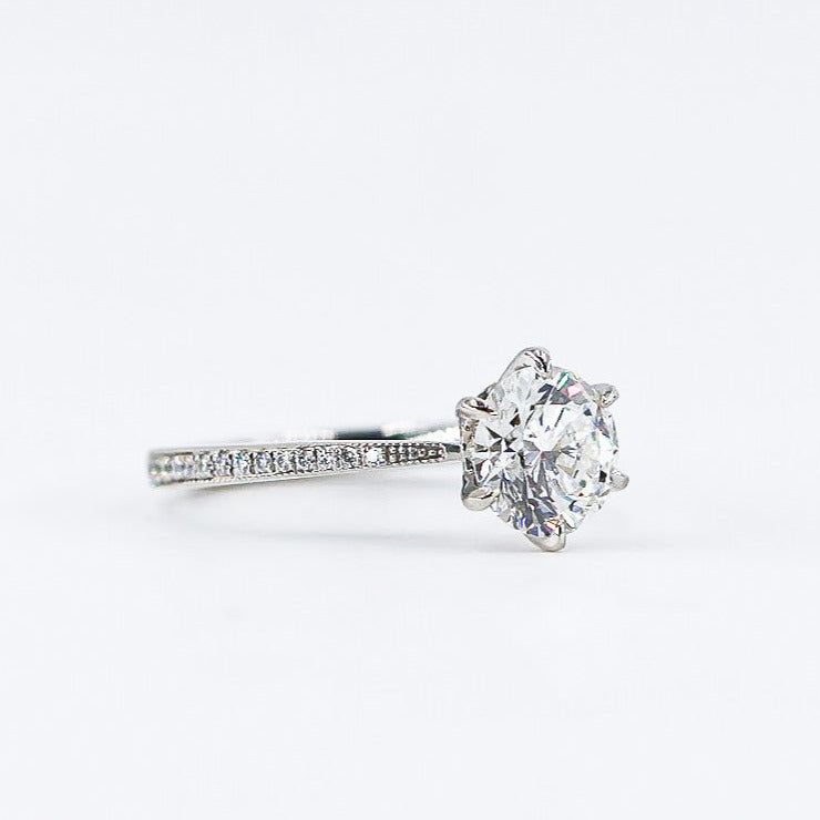 round brilliant cut diamond engagement rings sydney australia best price
