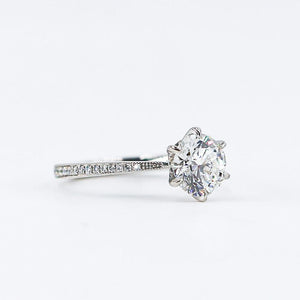 round brilliant cut diamond engagement rings sydney australia best price