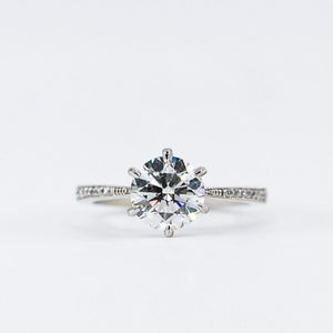 round brilliant cut diamond engagement rings sydney australia best price
