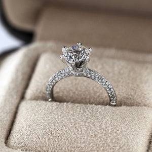 round brilliant cut diamond engagement rings melbourne australia custom jewelry