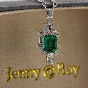 emerald cut emerald diamond pendants melbourne australia best value