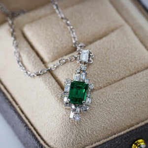 emerald cut emerald diamond pendants melbourne australia best value