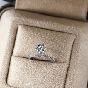 round brilliant cut diamond engagement rings perth australia high-quality jewelry