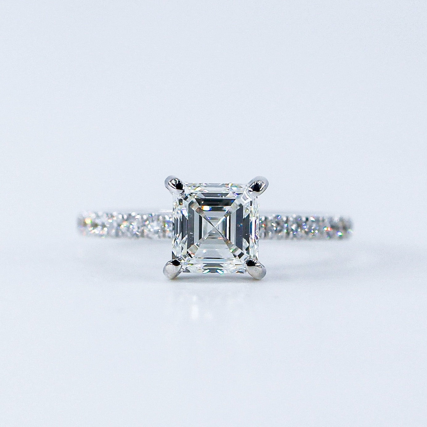 asscher cut diamond engagement rings sydney high-quality jewelry at best price