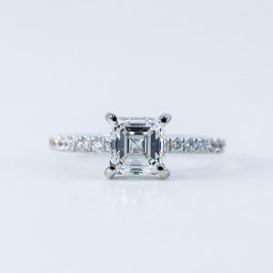 asscher cut diamond engagement rings sydney high-quality jewelry at best price