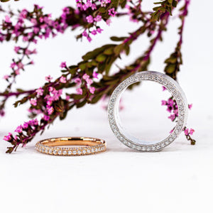 wedding bands brisbane australia rose gold vintage wedding band