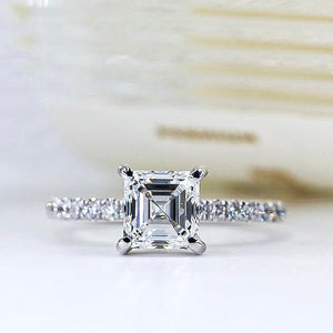 asscher cut diamond engagement rings sydney high-quality jewelry at best price