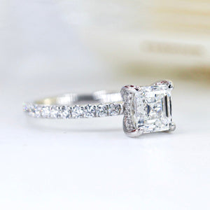asscher cut diamond engagement rings sydney high-quality jewelry at best price