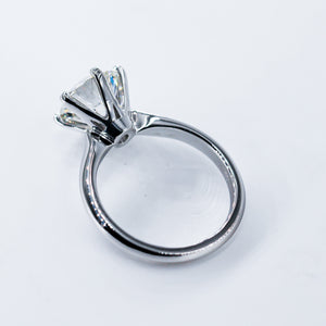 round brilliant cut diamond solitaire engagement rings perth australia for sale