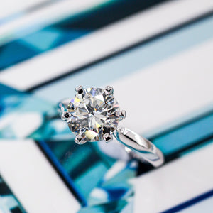 round brilliant cut diamond solitaire engagement rings perth australia for sale