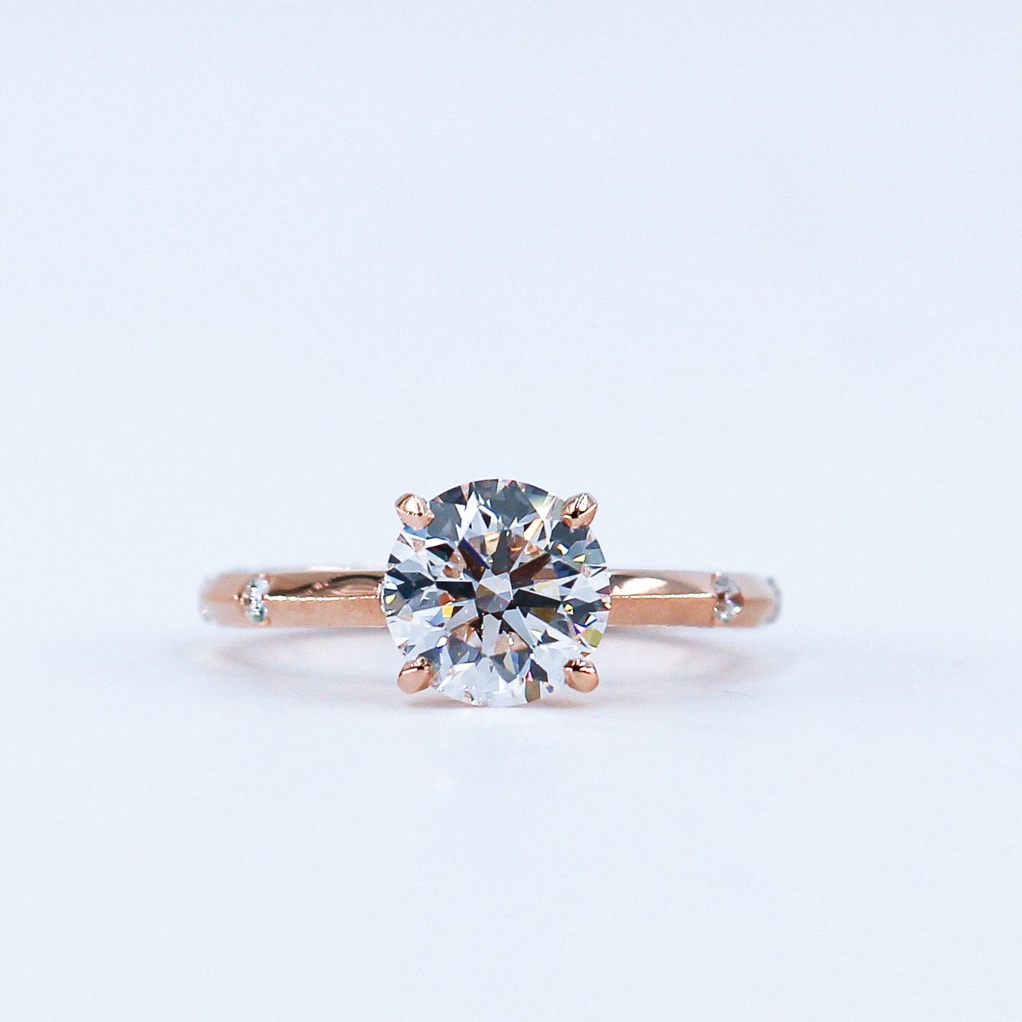 round brilliant cut diamond engagement rings sydney australia unique design