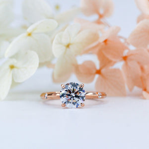 round brilliant cut diamond engagement rings sydney australia unique design