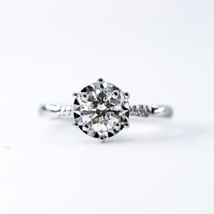 round brilliant cut diamond engagement rings brisbane unique design