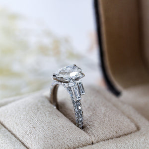 pear shape diamond engagement rings brisbane australia custom jewelry