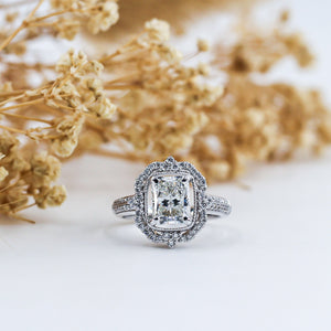 radiant cut diamond engagement rings perth australia unique design