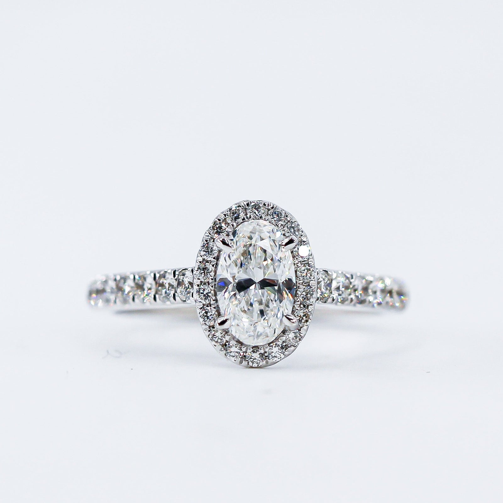 oval dut diamond halo engagement rings melbourne australia unique design