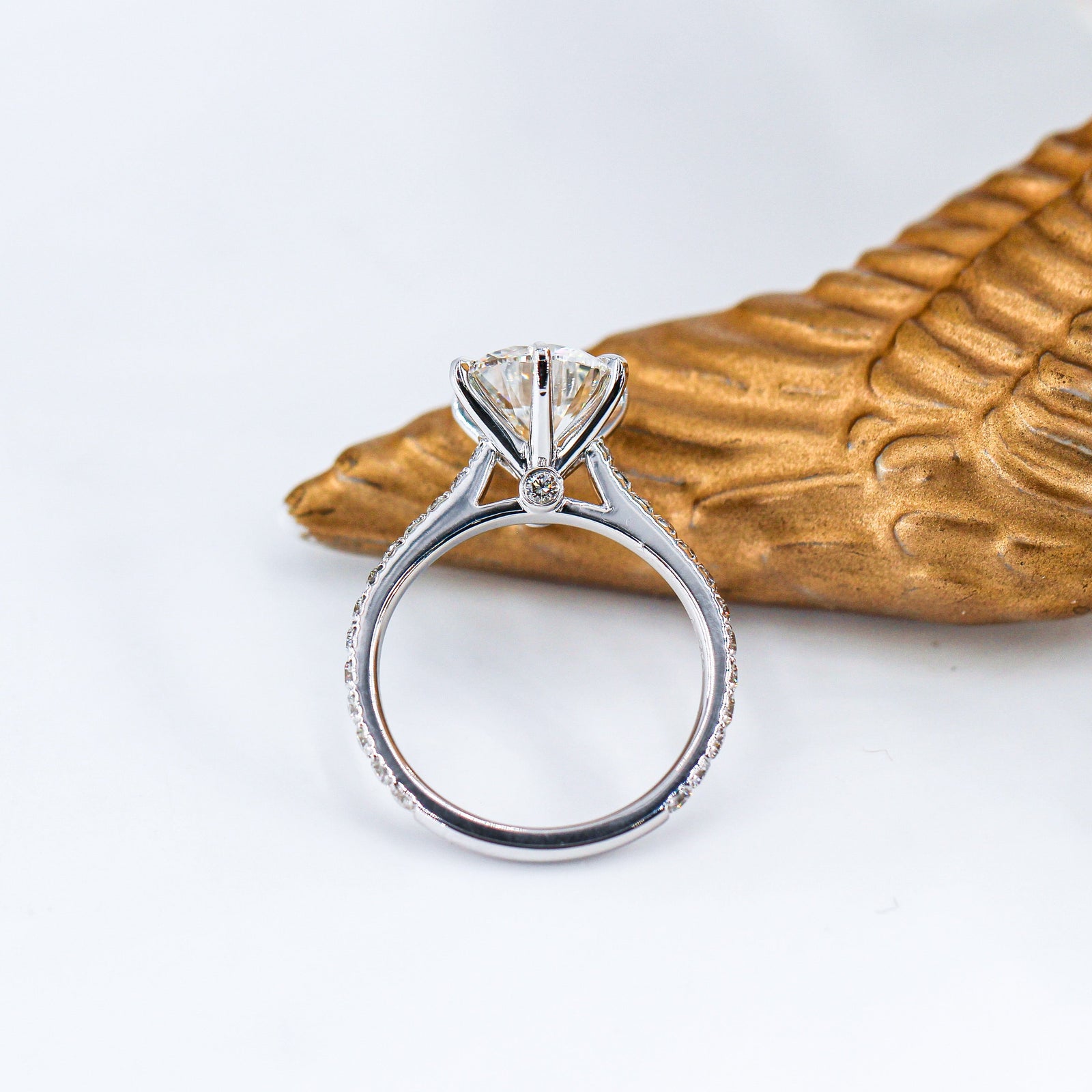 round brilliant cut diamond engagement rings perth australia custom jewelry