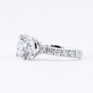 round brilliant cut diamond engagement rings perth australia for sale