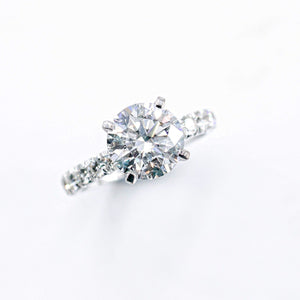 round brilliant cut diamond engagement rings perth australia for sale