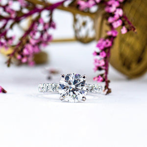 round brilliant cut diamond engagement rings perth australia for sale