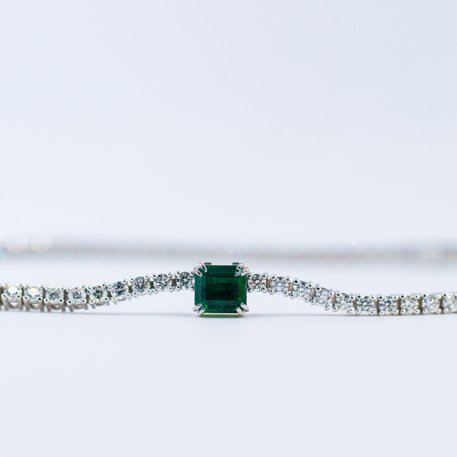 emerald cut emerald diamond necklaces brisbane australia best price