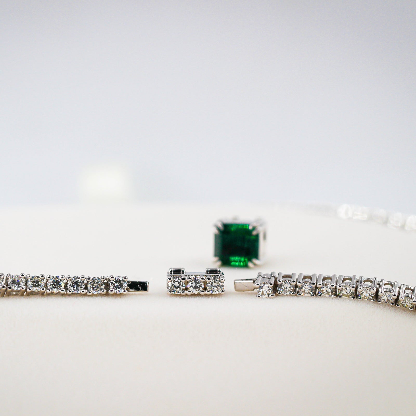 emerald cut emerald diamond necklaces brisbane australia best price