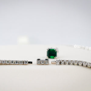 emerald cut emerald diamond necklaces brisbane australia best price
