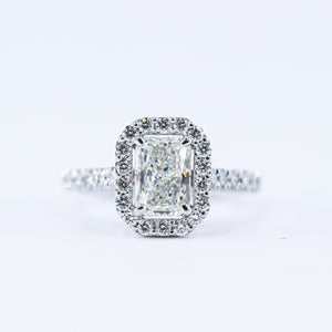 radiant cut diamond engagement rings brisbane australia for sale