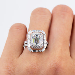 emerald cut diamond engagement rings sydney custom jewelry